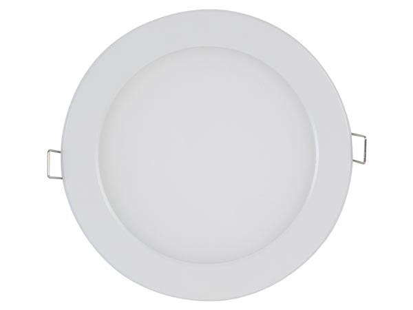 Plafonnier rond eclairage à led 220v 12v 12w blanc neutre leda32nw + tranfo 240v 12vcc ECLATS DESTOCKAGE