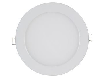 Plafonnier rond eclairage à led 220v 12v 12w blanc neutre leda32nw + tranfo 240v 12vcc ECLATS DESTOCKAGE
