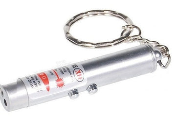 Pointeur laser 2 en 1 poche faisceaux rouge torche lumiere blanche 150m porte clef lazer ECLATS DESTOCKAGE