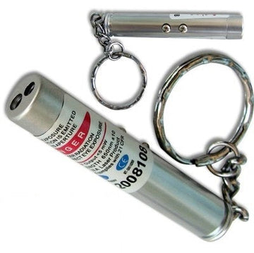 Pointeur laser 2 en 1 poche faisceaux rouge torche lumiere blanche lazer150m porte cle ECLATS DESTOCKAGE