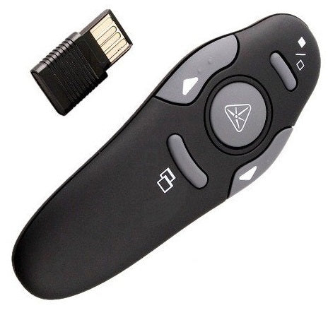 Pointeur laser avec télécommande usb sept boutons 2.4ghz sans fil pour présentation powerpoint ECLATS DESTOCKAGE