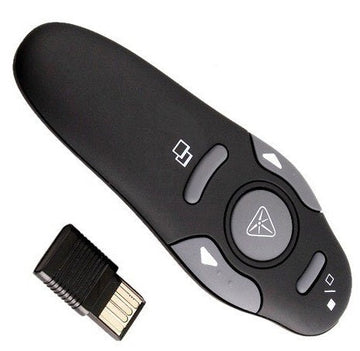 Pointeur usb laser avec télécommande 2.4ghz sept boutons pour présentation power point sans fil ECLATS DESTOCKAGE
