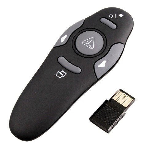 Pointeur usb laser avec télécommande 7 boutons pour présentation power point sans fil 2.4ghz ECLATS DESTOCKAGE