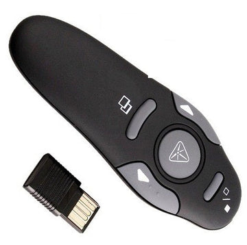 Pointeur usb laser avec télécommande sept boutons 2.4ghz sans fil pour présentation powerpoint ECLATS DESTOCKAGE