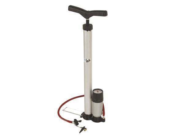 Pompe air a pied avec manometre bicyclette velo cyclo moteur mobylette cycle cyclomoteur afp03 ECLATS DESTOCKAGE