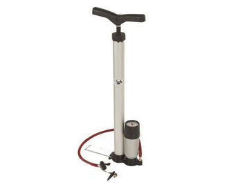 Pompe air a pied avec manometre bicyclette velo cyclo moteur mobylette cycle cyclomoteur afp03 ECLATS DESTOCKAGE