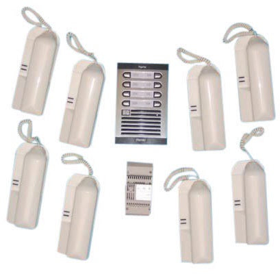 Portier phonique 8bp complet interphone portier audio collectif immeuble ECLATS DESTOCKAGE