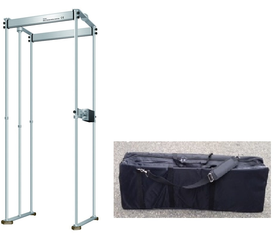 Portique de securite portable demontable detection metal ts1210 metaux alarme comptage ECLATS DESTOCKAGE