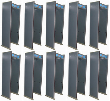 10 Portiques detecteur metaux 6 zone etanche pour exterieur aeroport comptage securite exposition cirque ECLATS DESTOCKAGE
