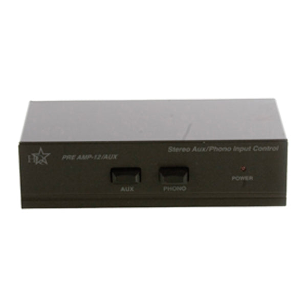 Pre amplificateur stereo avec entrees aux commutables hq pre amp 12/aux ECLATS DESTOCKAGE