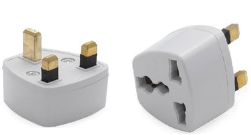Prise electrique europeenne vers fiche anglaise adaptateur secteur voyage grande bretagne - ECLATS DESTOCKAGE
