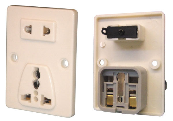 Prise facade de rechange (1 pce) pour convertisseur de tension c2205k - ECLATS DESTOCKAGE