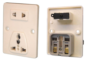 Prise facade de rechange (1 pce) pour convertisseur de tension c2205k - ECLATS DESTOCKAGE