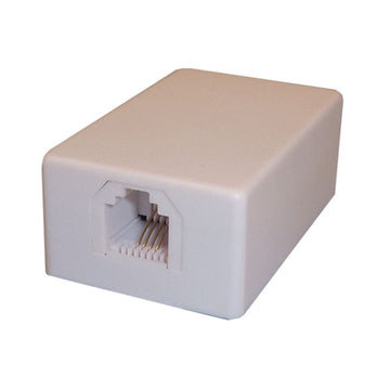 Prise murale saillie modulaire rj11 6p4c tcu10 bornier a fil telephone equipement telephonique