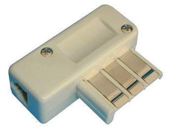 Prise telephonie 6 plots male etats unis adaptateur convertisseur fiche - ECLATS DESTOCKAGE