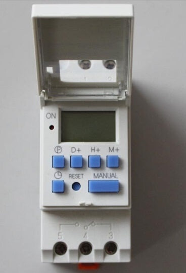 Programmateur 2200w 220v horaire interrupteur rail horloge din hebdomadaire 230v ECLATS DESTOCKAGE