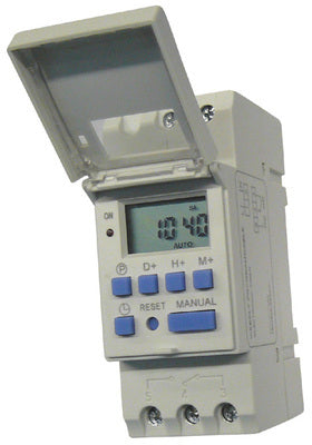 Programmateur 220v 2200w interrupteur horaire rail din horloge hebdomadaire minuterie 230v ECLATS DESTOCKAGE