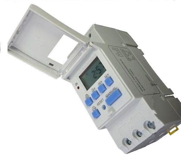 Programmateur digital journalier 12v hebdomadaire 7 jour horloge electrique ECLATS DESTOCKAGE