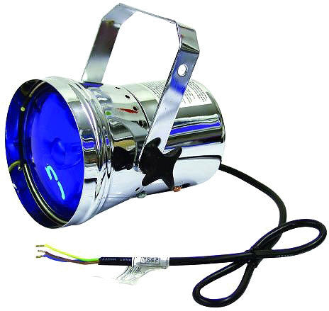 Projecteur eclairage par36 chrome T-36 120004565 vlp36c 220v 230v culot G53 dimensions: Ø 120x165mm ampoule: 4515 (non incl.) ECLATS DESTOCKAGE