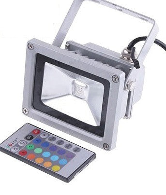 Projecteur exterieur spot rgb 10w led 220v 85-265v ECLATS DESTOCKAGE