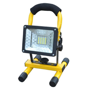 Projecteur LED Rechargeable 30W USB Spot eclairage Portable, Lampe IP65 Etanche Avec batterie ECLATS DESTOCKAGE