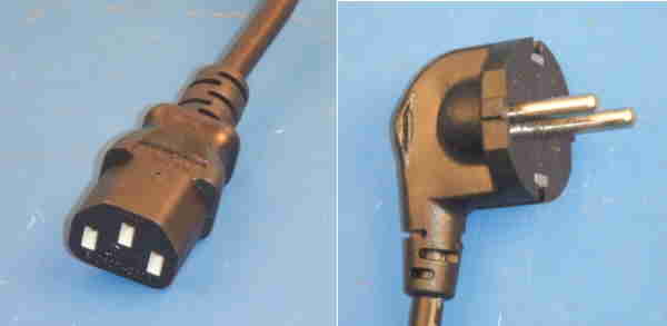 Prolongateur electrique 1.5m m schuko femelle netsnoer1,5 cable 703 iec us cordon secteur cable ECLATS DESTOCKAGE