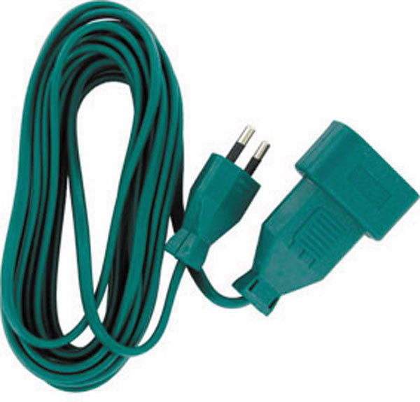 Prolongateur rallonge electrique verte 5m en 2x0.75mm² 6a el35171 v ECLATS DESTOCKAGE