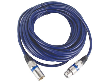 Rallonge dmx professionnelle xlr mâle 3p vers xlr femelle pac101 1m velleman ECLATS DESTOCKAGE
