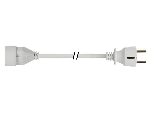 Rallonge électrique 5m blanc protection enfants 3g1.5 ec05 ECLATS DESTOCKAGE