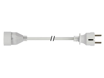 Rallonge électrique 5m blanc protection enfants 3g1.5 ec05 ECLATS DESTOCKAGE