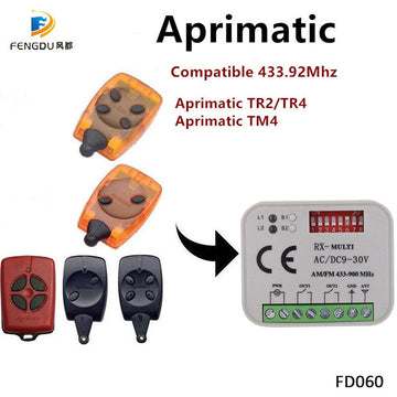 Récepteur de commutateur de télécommande, 433MHz 868MHz 390 MHz RX récepteur multifréquence AC-DC 9-30V 300-868MHz ECLATS DESTOCKAGE