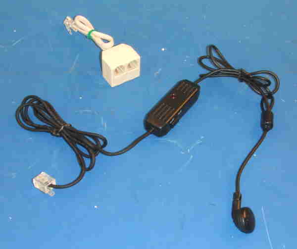 Recepteur telephonique mains libres avec oreillette telephone main libre miniature st 1000 ECLATS DESTOCKAGE