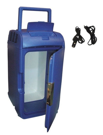 Refrigerateur mini glaciere 15l portable 5°c 12v 220v electrique voiture camping frigo froid chaud ECLATS DESTOCKAGE