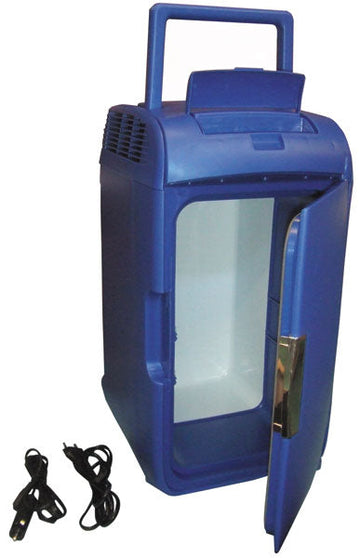 Refrigerateur portable 15l 5°c 12v 220v mini glaciere electrique voiture camping frigo froid chaud ECLATS DESTOCKAGE