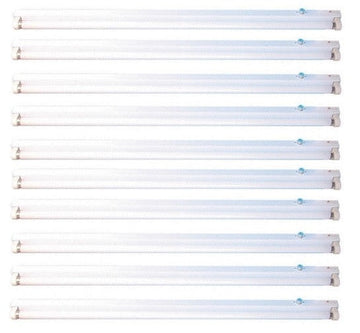 10 Reglette fluorescente 220v 36w tube fluo blanc 1.20m t8 eclairage lumiere blanc ECLATS DESTOCKAGE