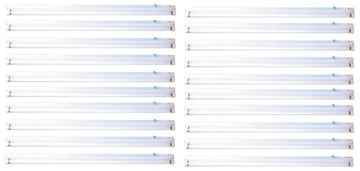 20 Reglette fluorescente 220v 36w tube fluo blanc 1.20m t8 eclairage lumiere blanc ECLATS DESTOCKAGE