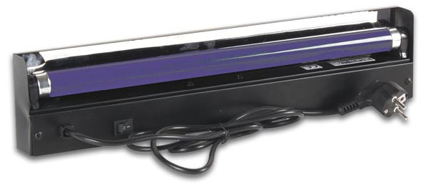 Reglette lumiere noire 15w lampe tube fluo uv ultraviolet armature 220v eclairage vdl15uv ECLATS DESTOCKAGE