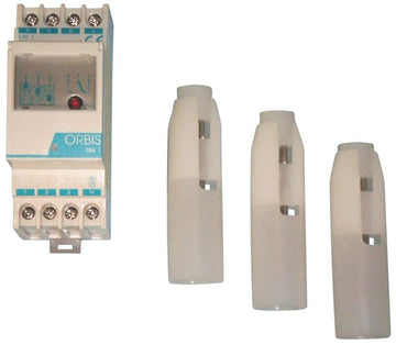 Régulateur électronique de niveau min maxi 040174 ebr 1 avec 3 sondes inox protégées ECLATS DESTOCKAGE
