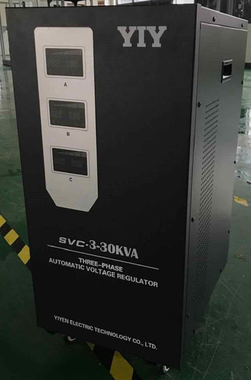 Regulateur secteur triphase 30kw 28kw 25kw 30 kva stabilisateur tension 30000w 250v 220v 30000va ECLATS DESTOCKAGE