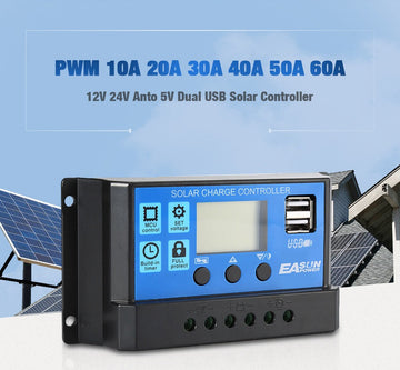Regulateur solaire 10a 12v 13vcc 24v scl-10a compatible 4a 5a 6a 7a 8a 9a 10a controleur courant ECLATS DESTOCKAGE