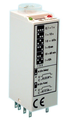 Relais 12v 10a temporisé 10 sec 20 sec 3 min 1 min 10min 1h 2 10a/250v no/nf en travail ou en repos ECLATS DESTOCKAGE