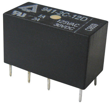 Relais 12v electrique miniature 2 contacts no nf 1a 2a 3a 12vcc 941 2c 12v dc nf 2no ECLATS DESTOCKAGE