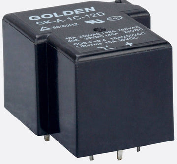 Relais de puissance 12v 20a 25a 30a 35a 40a 5 broches GKA gk-a-1c-12d golden contact or ECLATS DESTOCKAGE