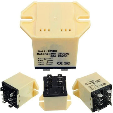 Relais de puissance 12v 20a 25a 30a JQX-30F JQX-12F-2Z DC 12V  8 broches ECLATS DESTOCKAGE