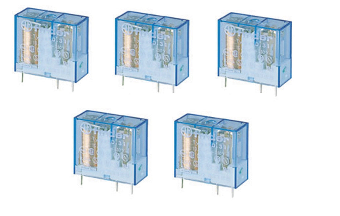 5 Relais electrique 24v cc finder serie 40 24vdc 16a (5mm) rlf4061-9024 ECLATS DESTOCKAGE