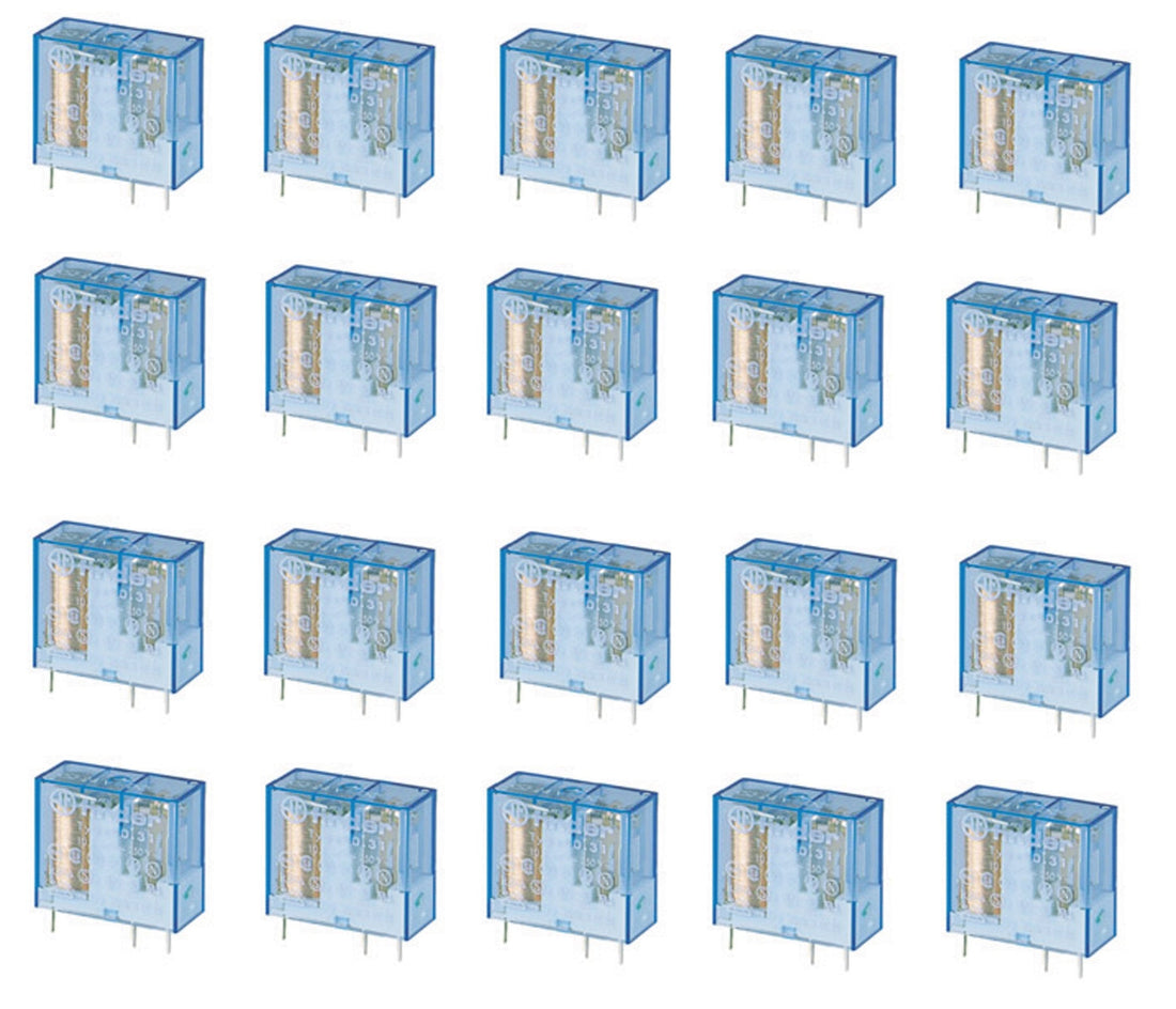 20 Relais electrique 24v cc finder serie 40 24vdc 16a (5mm) rlf4061-9024 ECLATS DESTOCKAGE