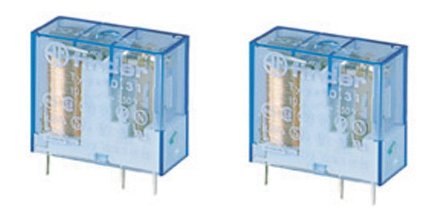 2 Relais electrique 24v cc finder serie 40 24vdc 16a (5mm) rlf4061-9024 ECLATS DESTOCKAGE