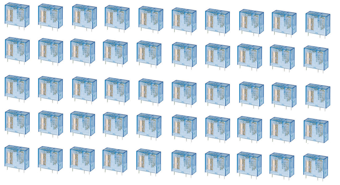 50 Relais electrique 24v cc finder serie 40 24vdc 16a (5mm) rlf4061-9024 ECLATS DESTOCKAGE