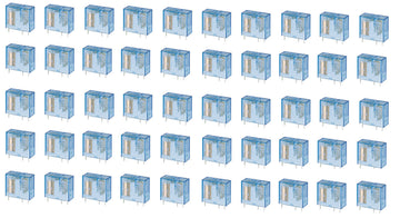 50 Relais electrique 24v cc finder serie 40 24vdc 16a (5mm) rlf4061-9024 ECLATS DESTOCKAGE