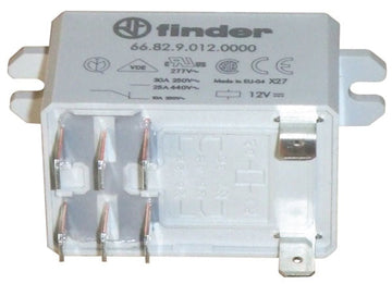 Relais finder 30a/250v 12v 2 rt rlf 6682 9012 serie 66 12vdc 30a 2 inverseurs ECLATS DESTOCKAGE